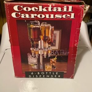 Cocktail carousel, six bottle dispenser NEW